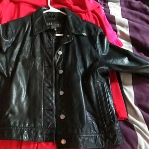Leather jacket